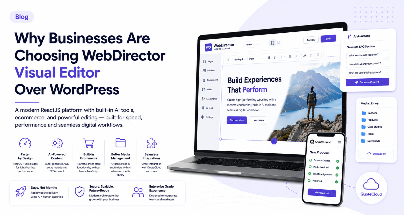 A Faster Alternative to WordPress for Modern Business Websites