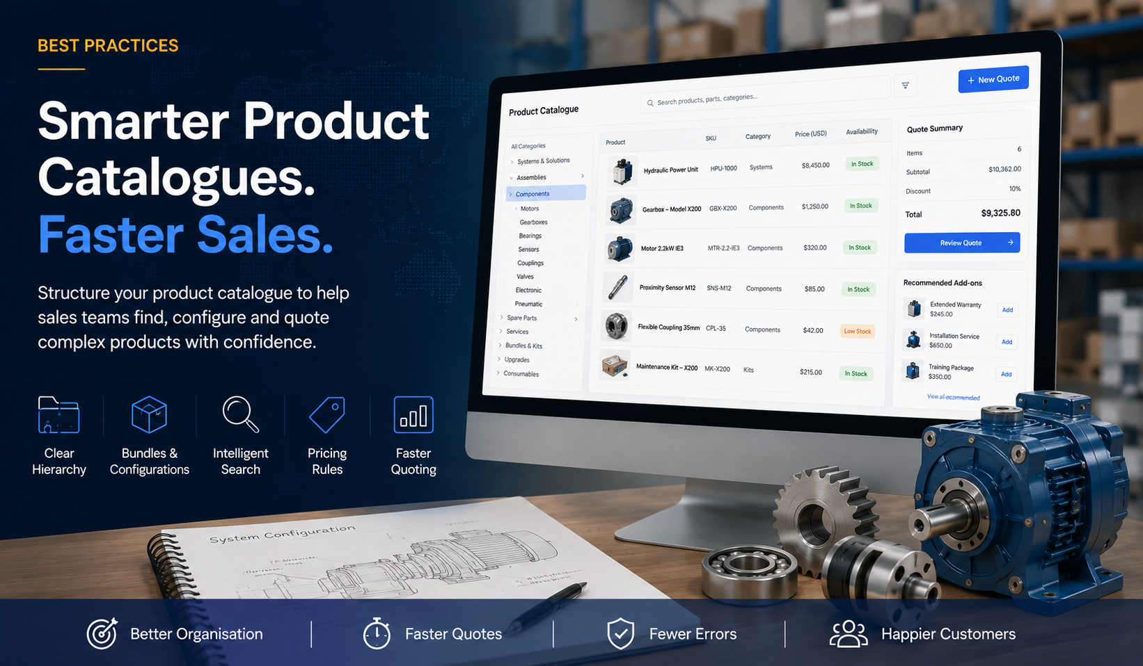 Product Catalogue Best Practices for Sales Quoting Software