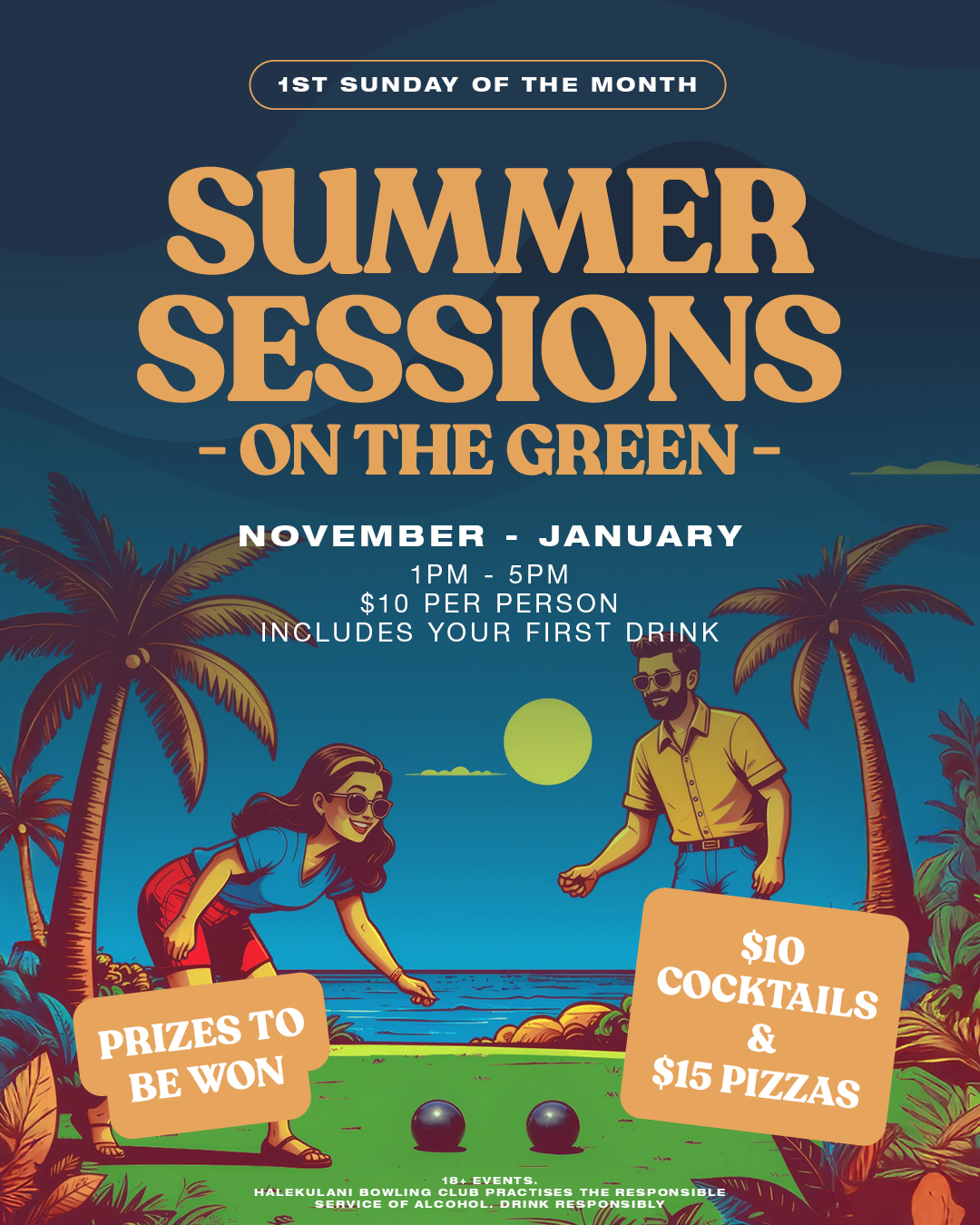 Hali Bowling Club | NSW Central Coast | Bar in Budgewoi | Central Coast pubs | Restaurants Central Coast | Best restaurants Central Coast - Barefoot Bowls - illustration 127a98d3-5c0c-41fa-a7a0-0576f29bdeed