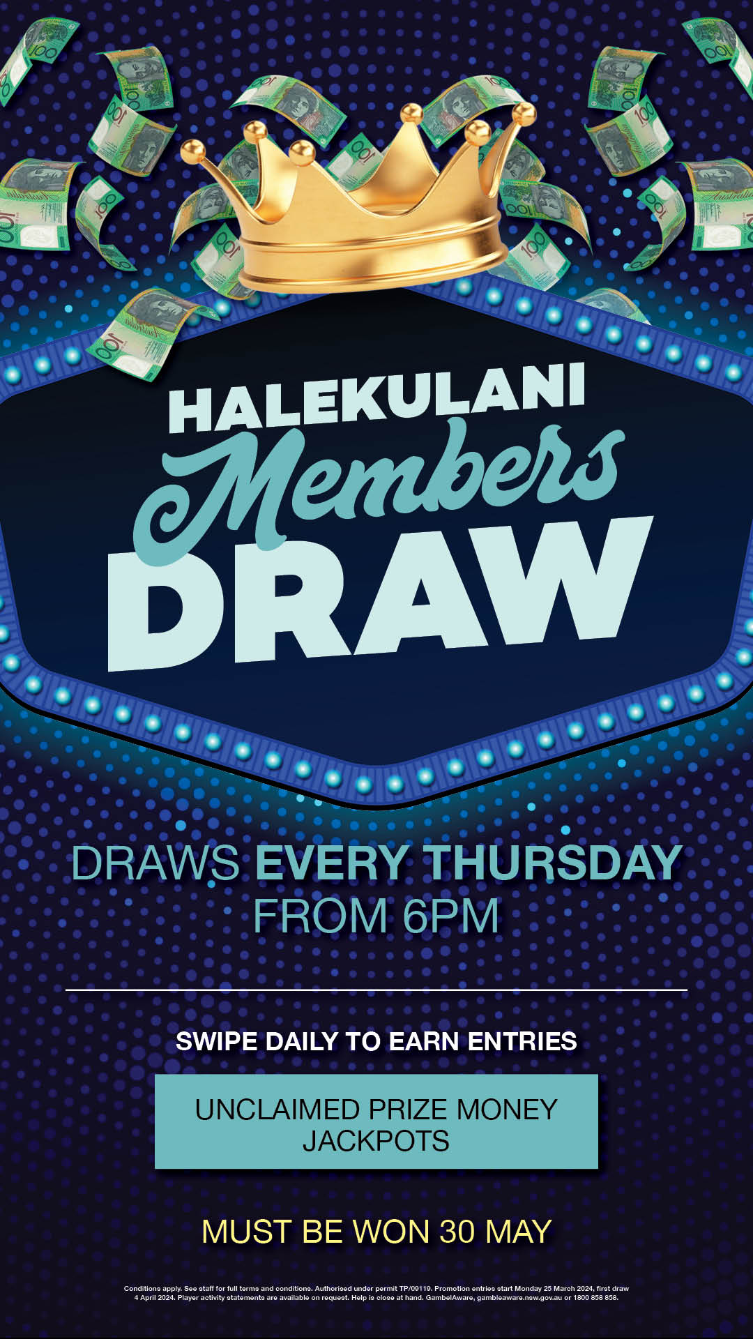 Hali Bowling Club | NSW Central Coast | Bar in Budgewoi | Central Coast pubs | Restaurants Central Coast | Best restaurants Central Coast - Hali Members Draw - illustration 1256033e-af4a-4736-b5ca-2893d68a7aab