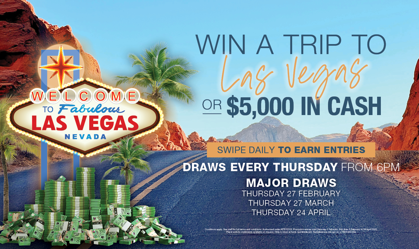 Hali Bowling Club | NSW Central Coast | Bar in Budgewoi | Central Coast pubs | Restaurants Central Coast | Best restaurants Central  Coast - Vegas or Cash Promotion | Hali - illustration 10e5959e-ee86-455e-a2ce-c196003a3762