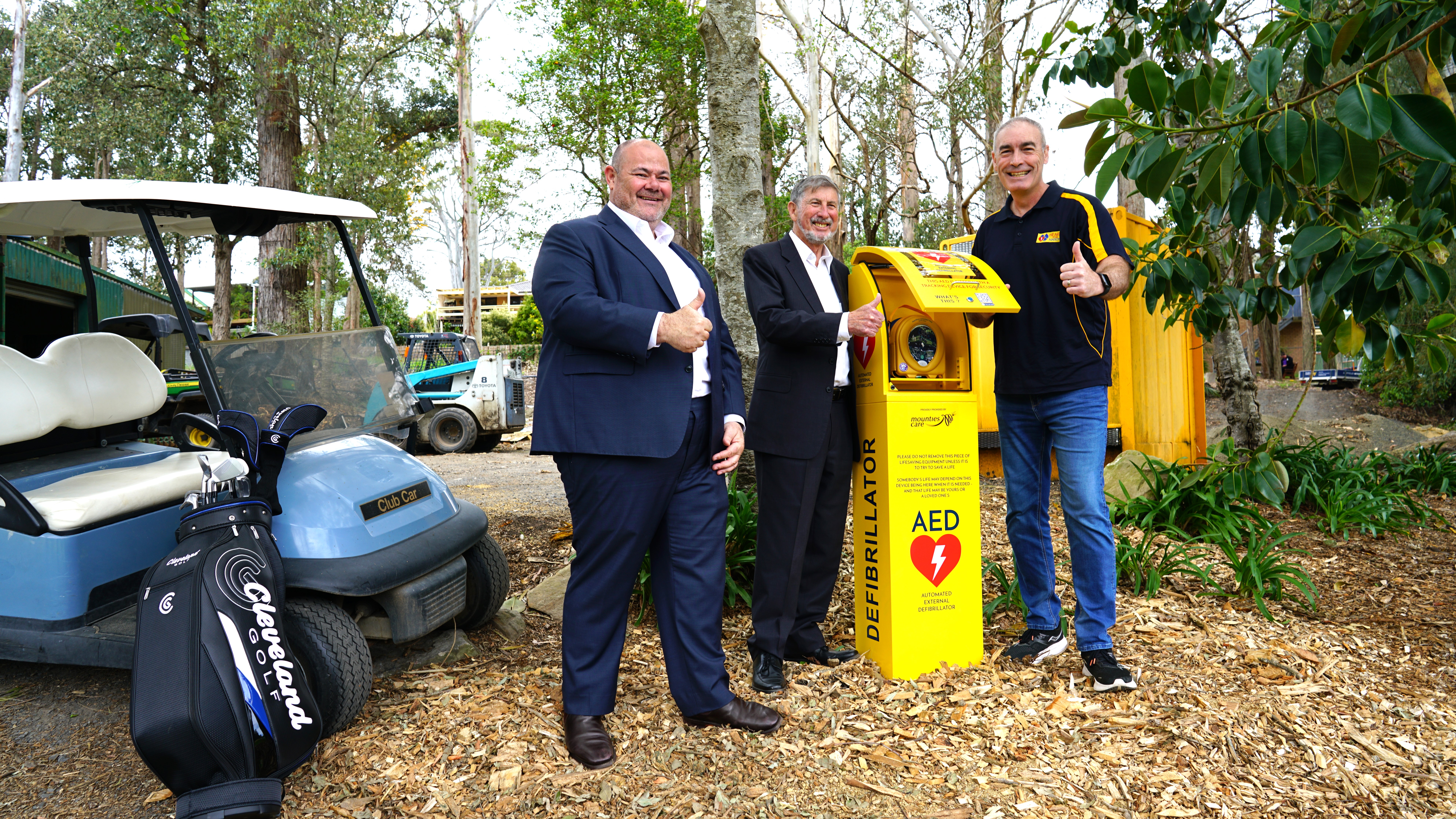 Breakers Install First Public Defibs As Part Of Former Yellow Wiggle's Life-Saving Mission