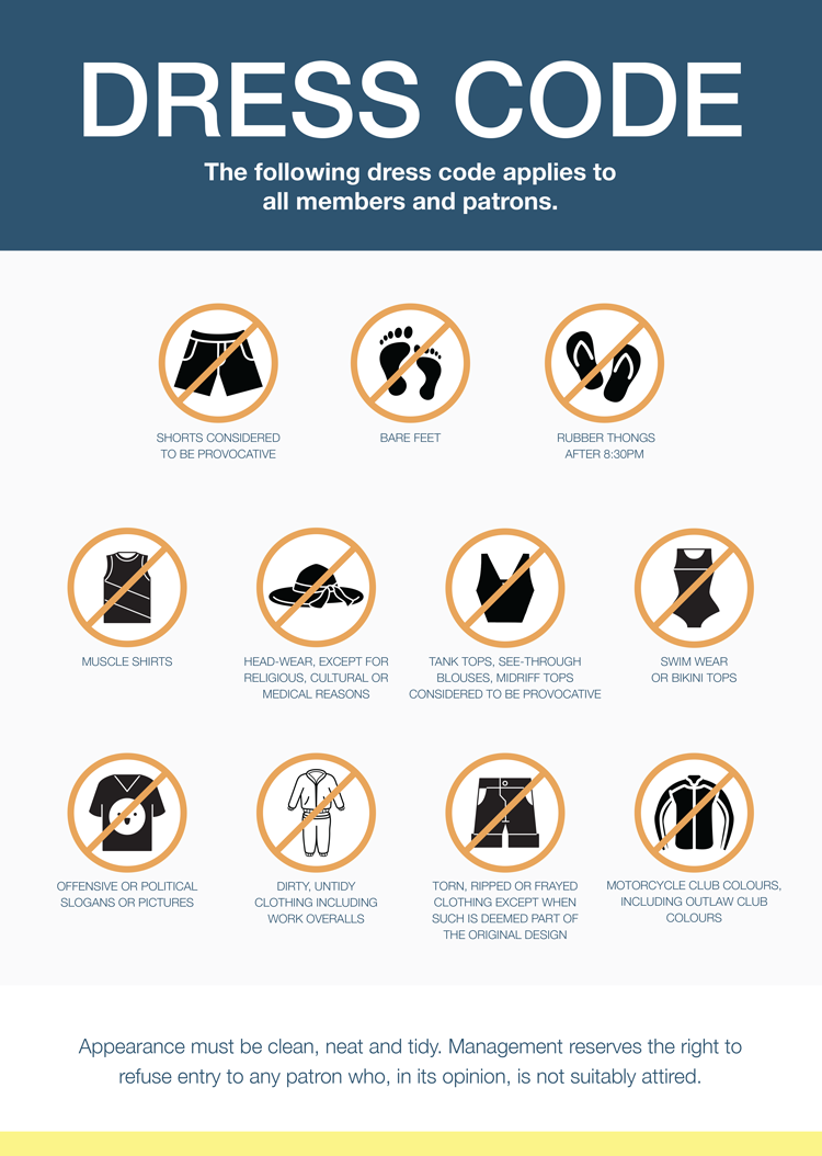 Sydney's South West | Western Sydney | Bar Western Sydney | South West pubs | Restaurants Western Sydney | Best restaurants Western Sydney | Western Sydney cafe | Italian restaurant Western Sydney - Mounties Dress Code - illustration e36cdfe7-9609-48d2-86e0-1a7db7f248e9