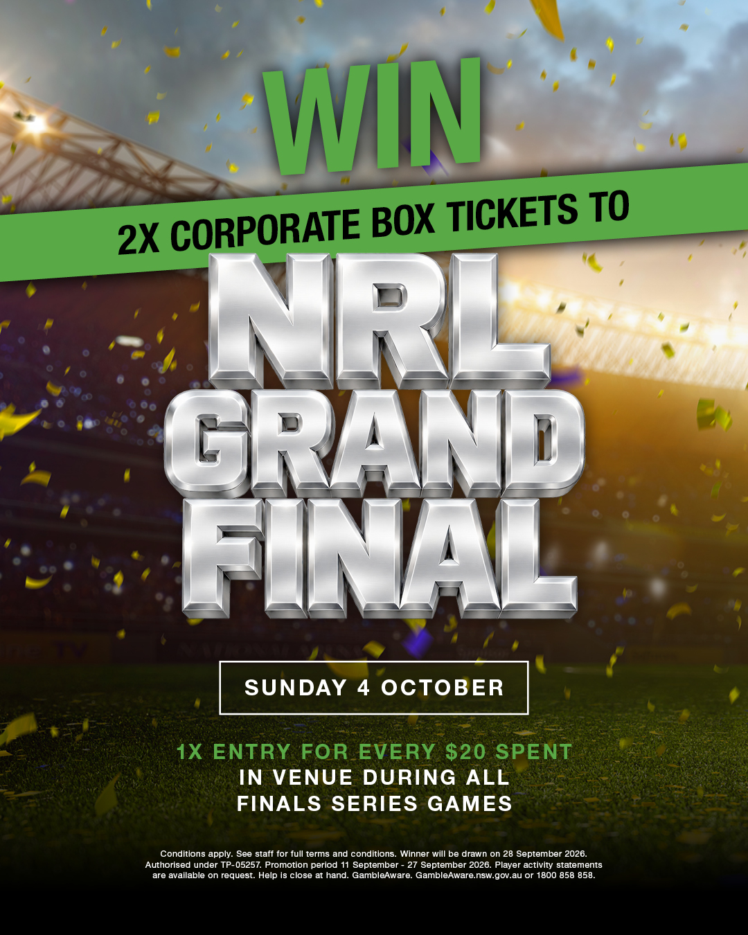 Sydney's South West | Western Sydney | Bar Western Sydney | South West pubs | Restaurants Western Sydney | Best restaurants Western Sydney | Western Sydney cafe | Italian restaurant Western Sydney - NRL GF Day - illustration e8f01bd4-dd70-4b2a-8448-a92e5f8c6bd3